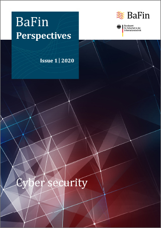 The picture shows the cover of the first BaFin Perspectives in 2020.